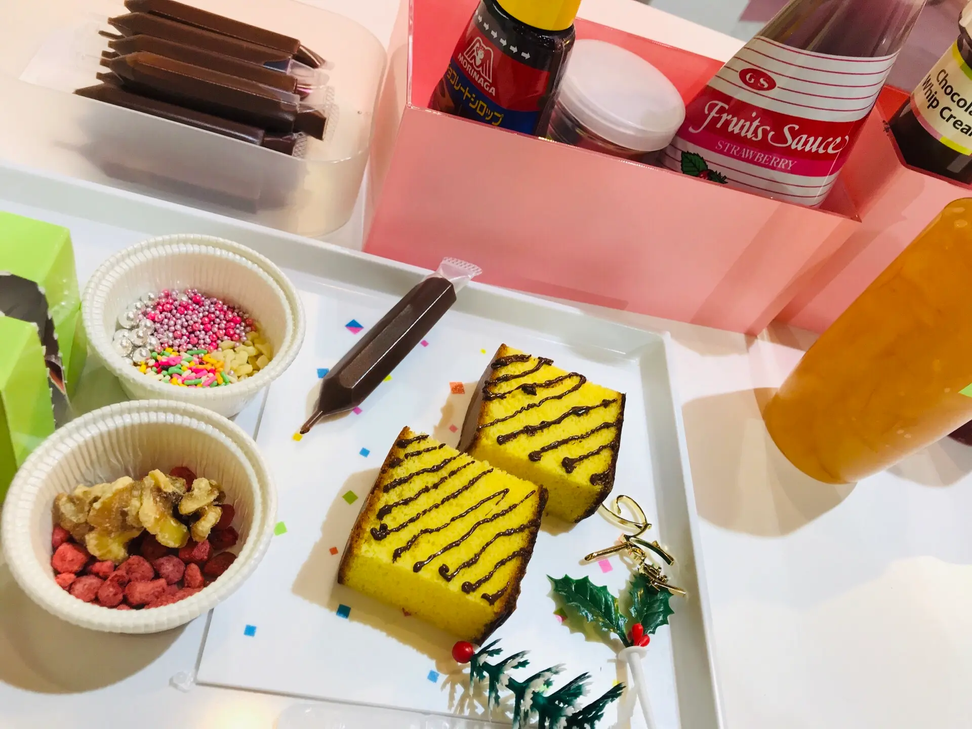 【カフェ・ド・パリ×福砂屋】無料!デコレーションしてオリジナルカステラが作れる♡_6