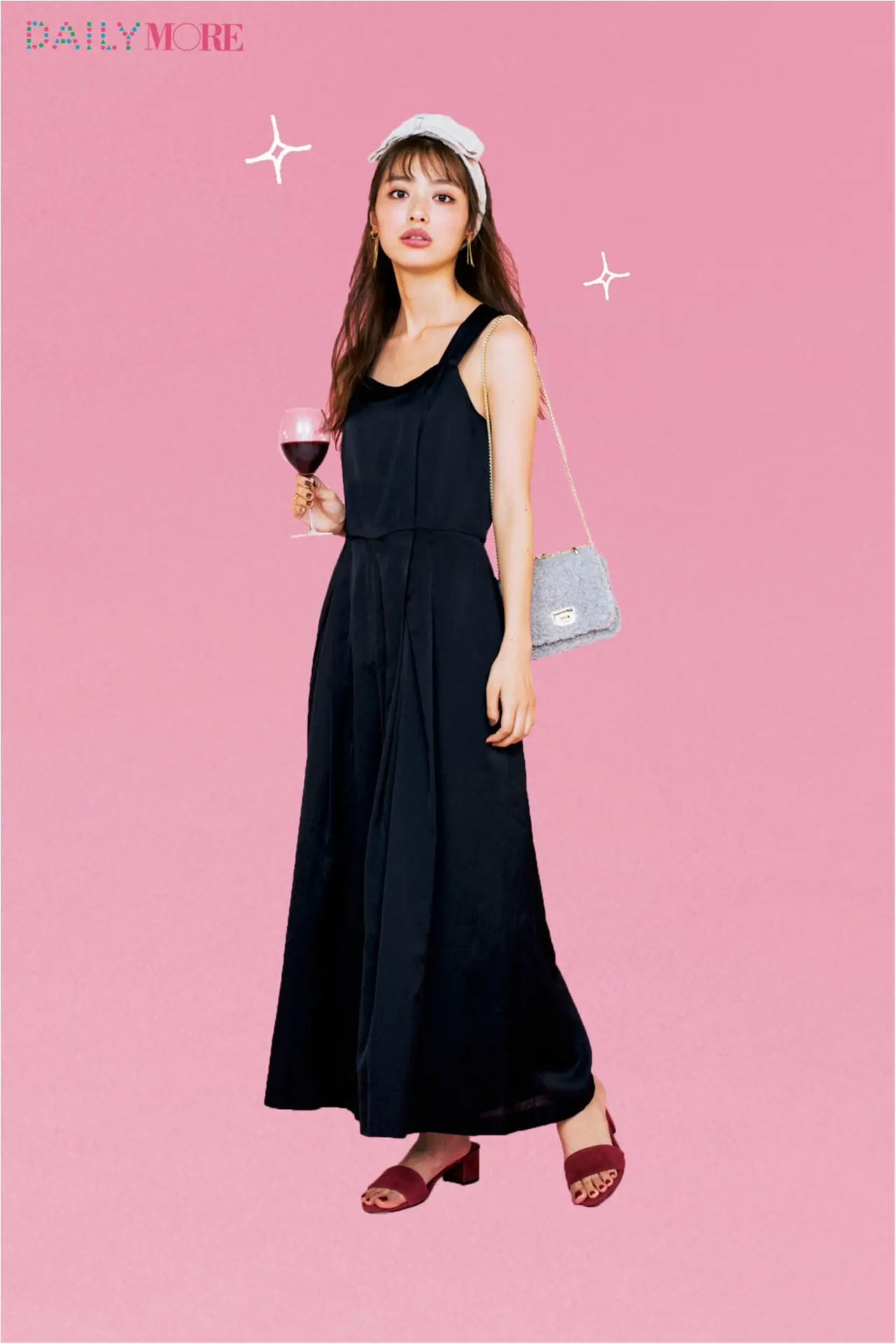 モデルは内田理央! 「普段の自分を2割増しに見せてくれる」女子会服、教えます!【オールインワン・ニットアップ編】_1