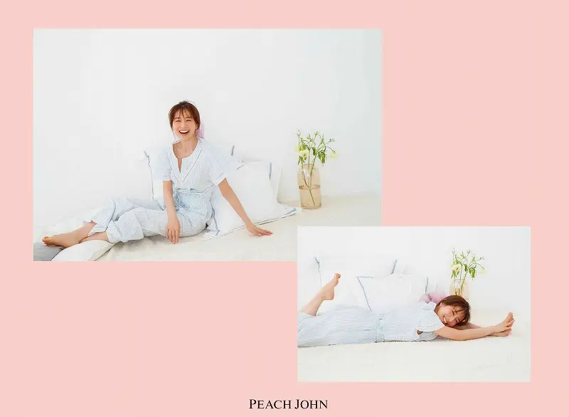 『ピーチ・ジョン』夏のパジャマを着用した田中みな実の画像