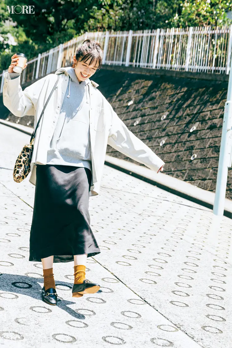 オフの日は美術館へ♬ 佐藤栞里主演「全気温対応コーデ」着回し15日目_1