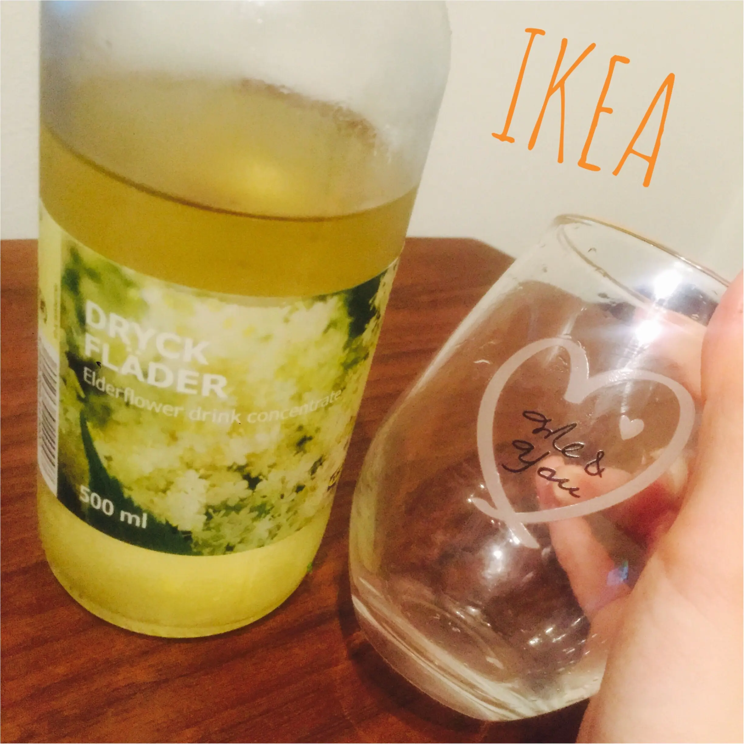 IKEAでゲット♡濃縮エルダーベリーフラワーシロップが美味しくておすすめ♡_2