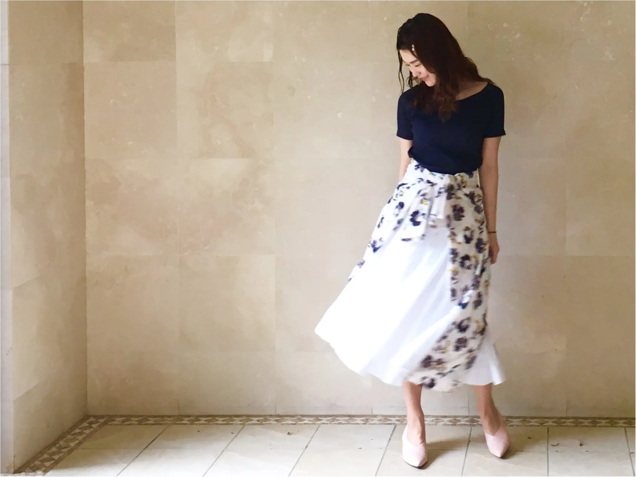 【UNIQLO】シワになりにくいからお手入れ楽チン❤️《美シルエットの優秀スカート》3選!_6