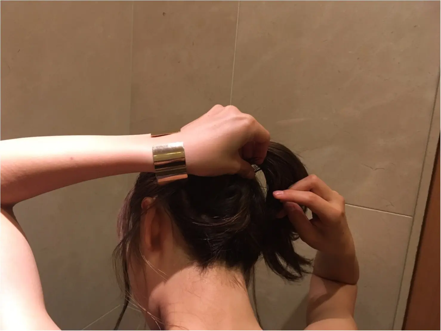 ★真夏のヘアアレンジ☺︎《ロブ》でも高い位置でポニーテールが作れちゃうんです♡_4