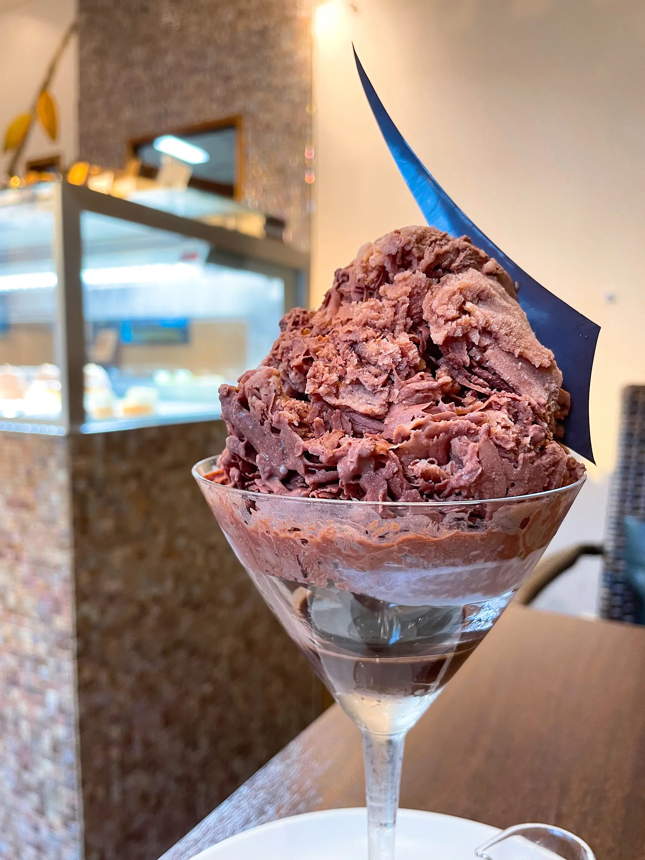 吉祥寺のチョコレート店「プレスキルショコラトリー」のグラニテ・ショコラ