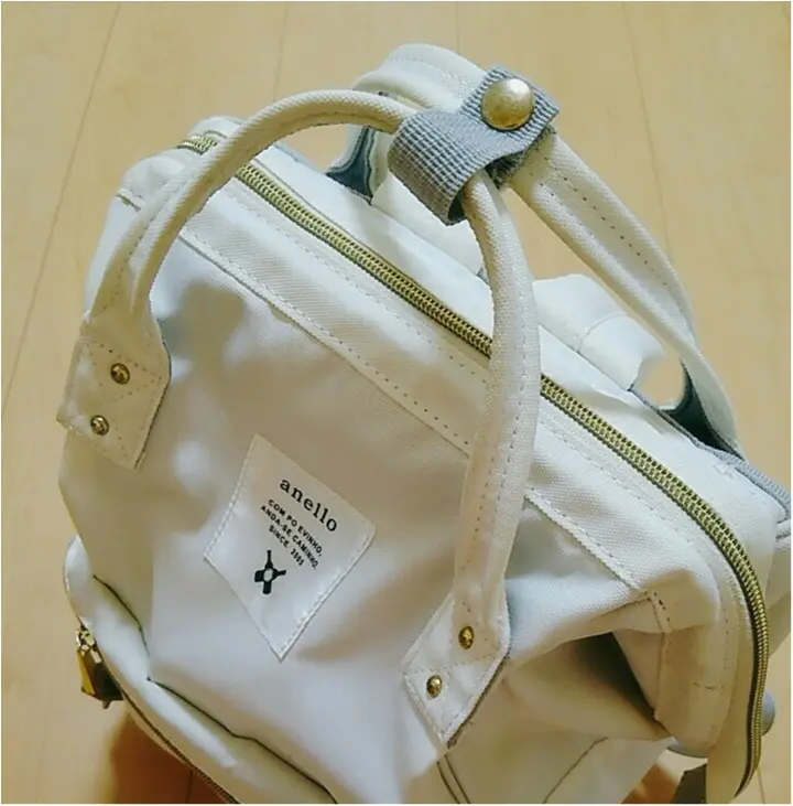 買って良かった!見た目・機能・お値段すべて◎【anello】の白リュックの被り率がすごい!(443 まゆ _6