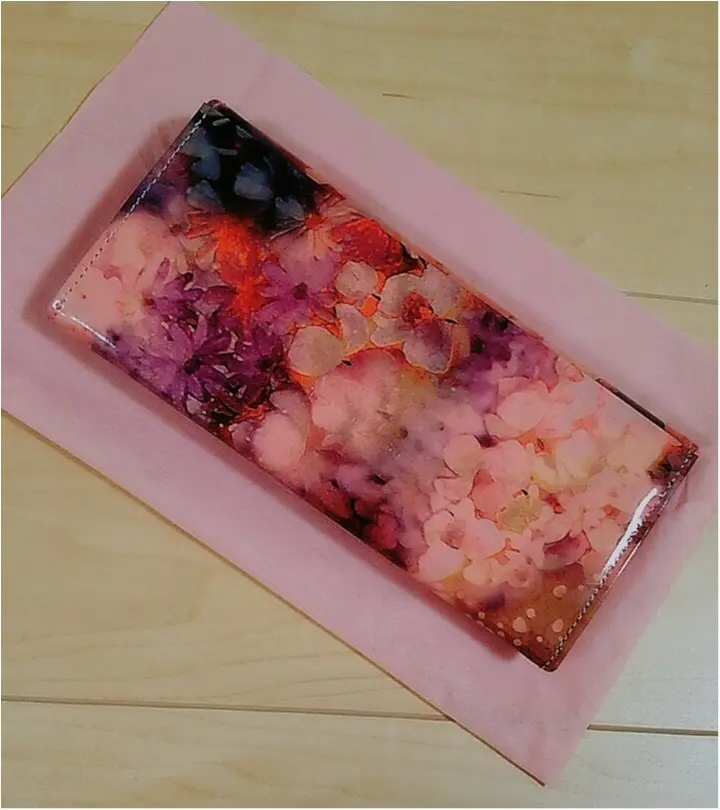 運命のお財布に出逢いました!美しすぎる・・・【ALBA】のウォレット(443 まゆ_6