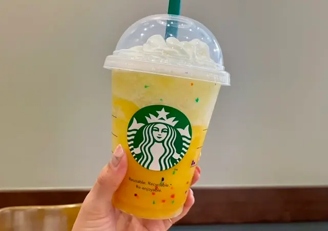 【スタバ新作】GO パイナップル フラペチーノがめちゃくちゃ美味しい♡実食!!_3