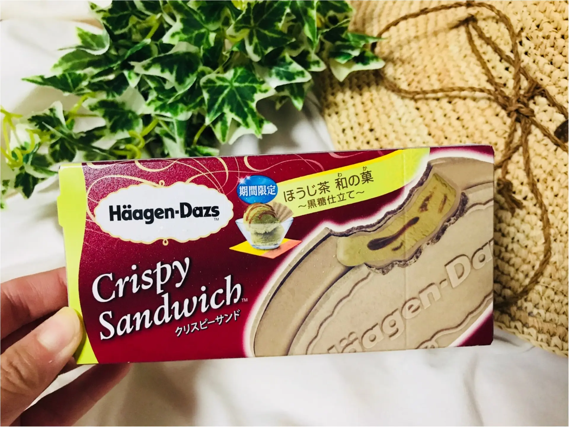 【ハーゲンダッツ】クリスピーサンドに新作★ほうじ茶づくしの和スイーツが絶品♡_1
