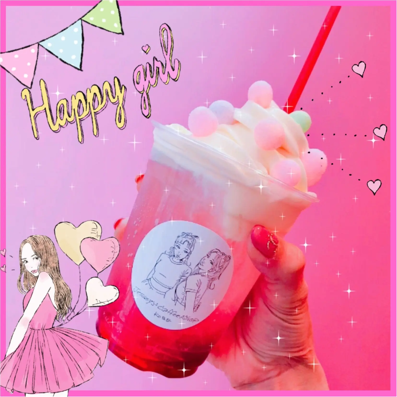 Pink♡café Jessy's coffee shop♡_1