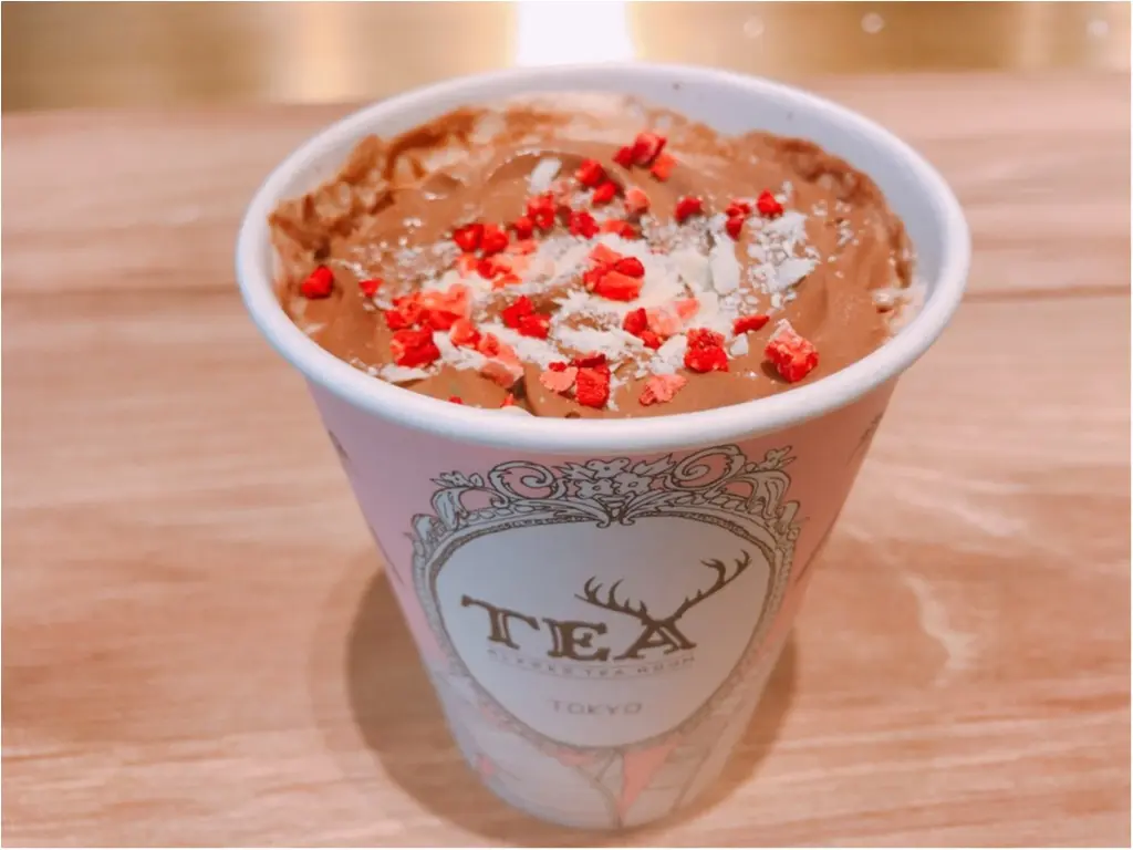 【ALFRED TEA ROOM】のバレンタインドリンク《ウィンターギフトティー》が可愛すぎる♡♡チョコっと大人なミルクティーが美味❤︎_4