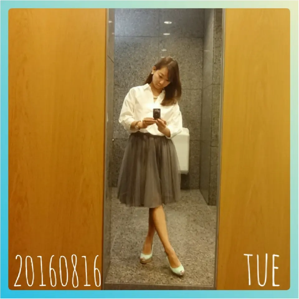 お盆過ぎたら秋っぽコーデ♡オフィスコーデ0815-19♡479ぱるるん_2