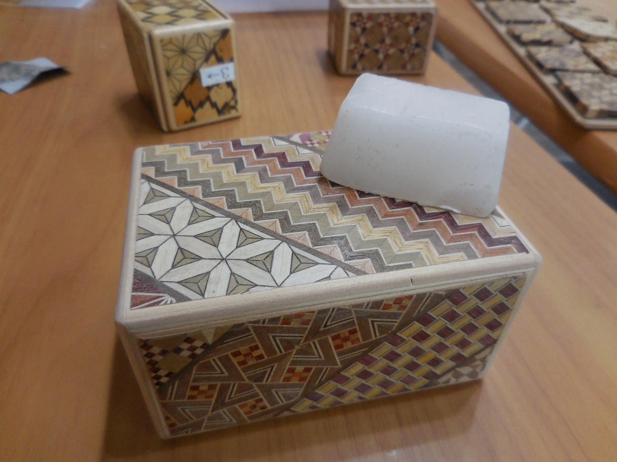 【箱根・寄木細工】秘密箱の工作体験をしてきました。_5