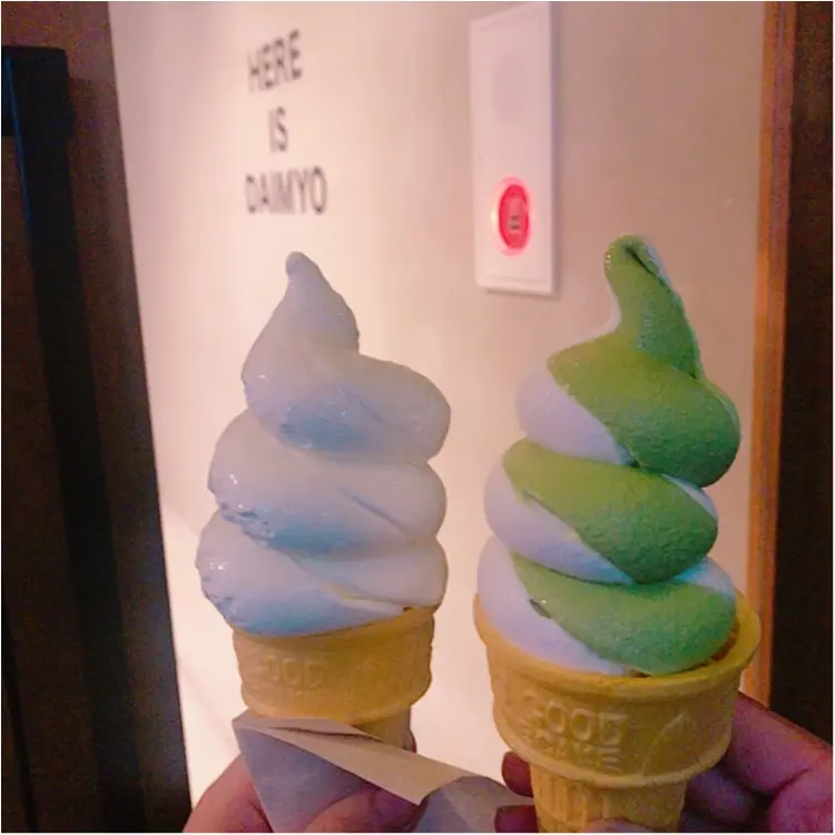 インスタ映え確実なソフトクリーム...♪*゚_2