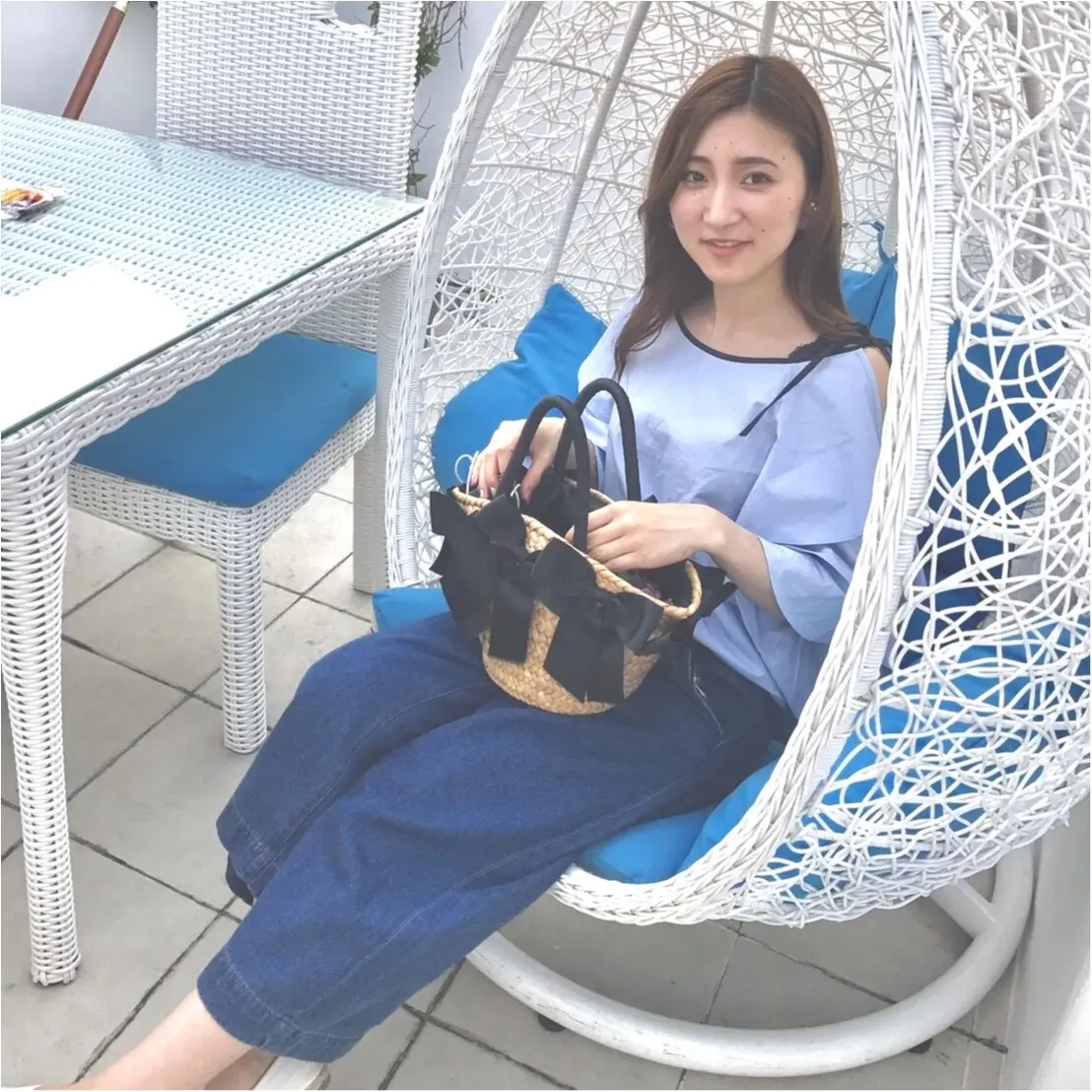 【江ノ島cafe】ホワイト×ブルーの地中海リゾートカフェ。晴れてる日はテラス席がおすすめ!!_6