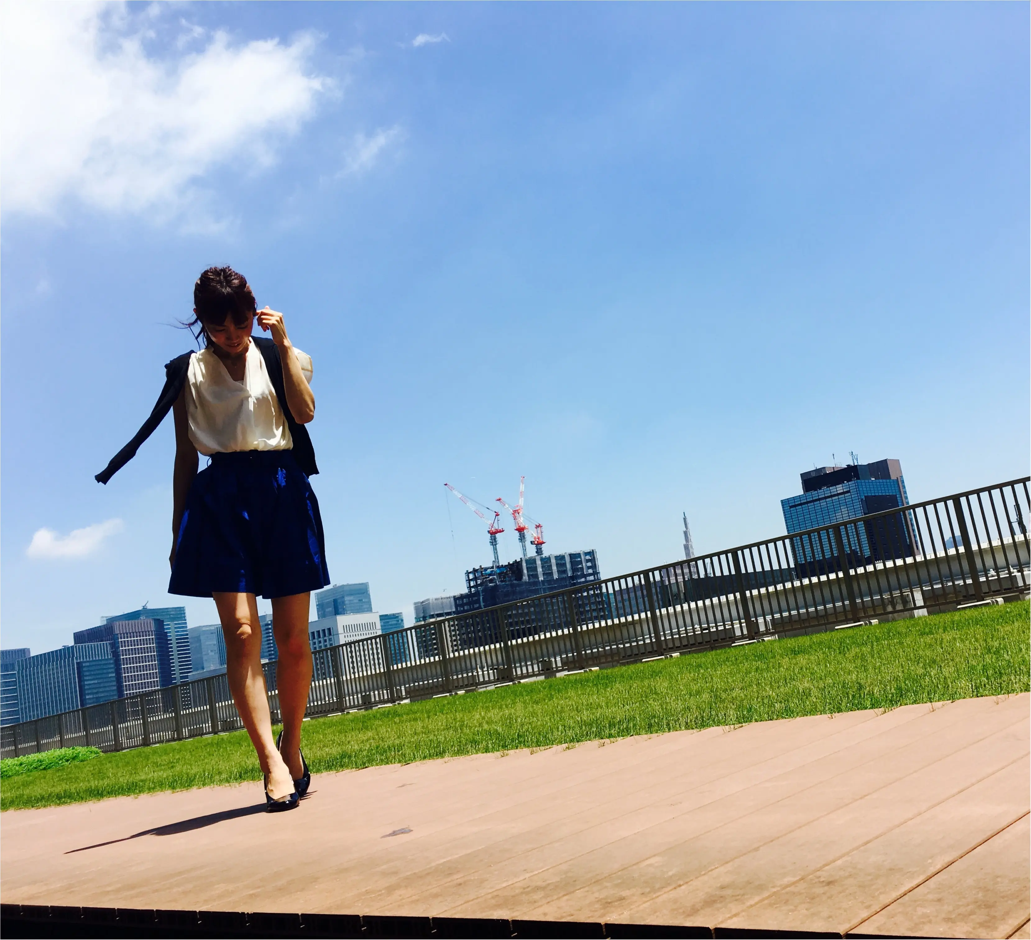 ▶▶≪RELAXX≫でヘアメンテと〈vis〉の白のトップスコーデ【はるな】_5
