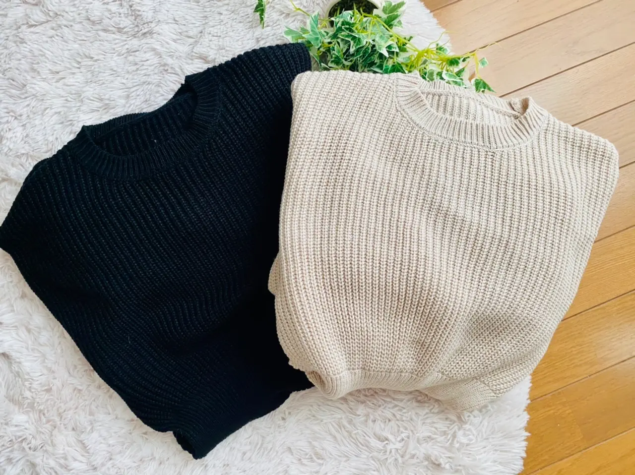 【神戸レタス】プチプラすぎて2色買い★岡部あゆみさんコラボ《ニットワンピ》が可愛すぎ♡_1