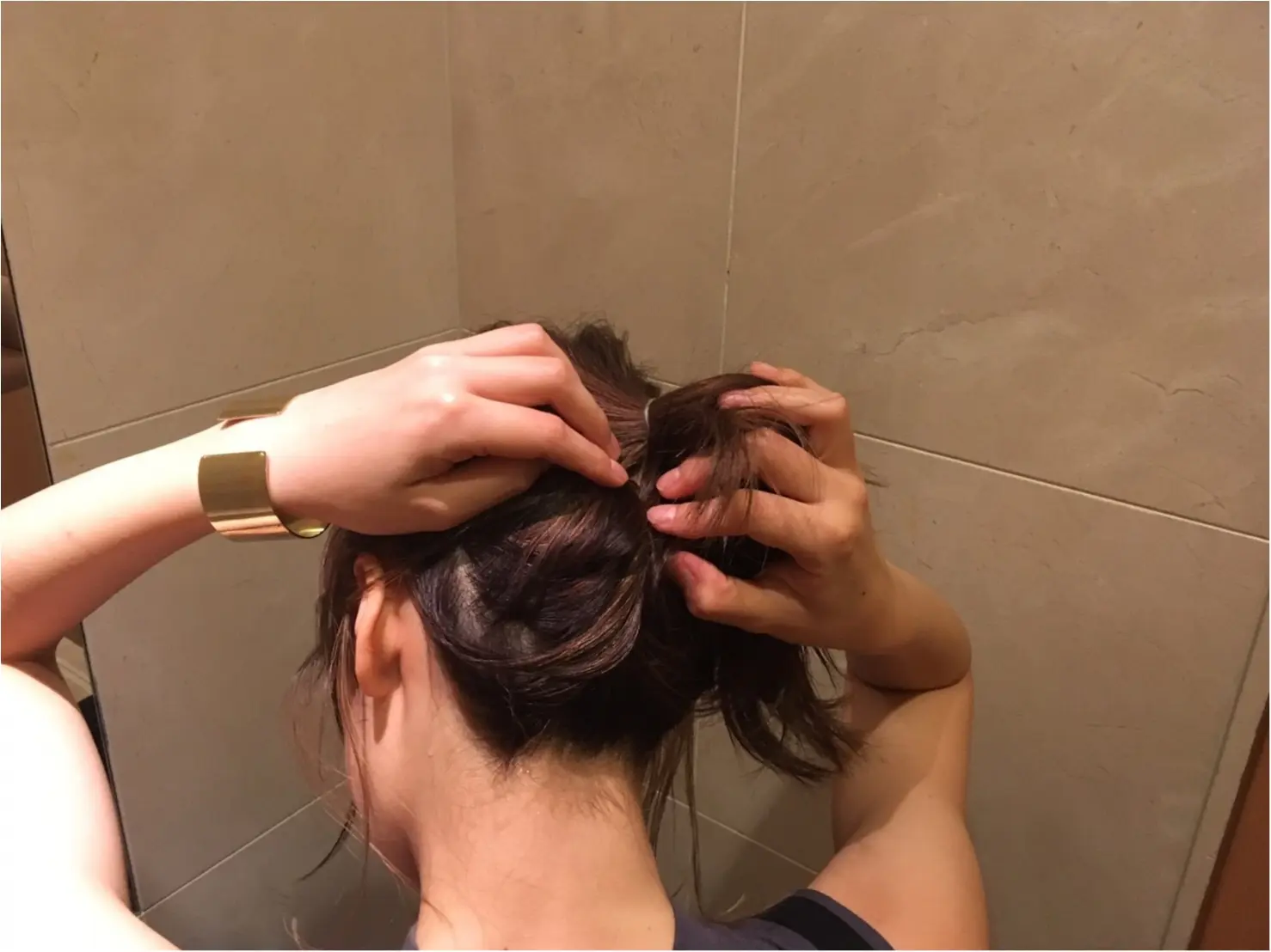 ★真夏のヘアアレンジ☺︎《ロブ》でも高い位置でポニーテールが作れちゃうんです♡_5