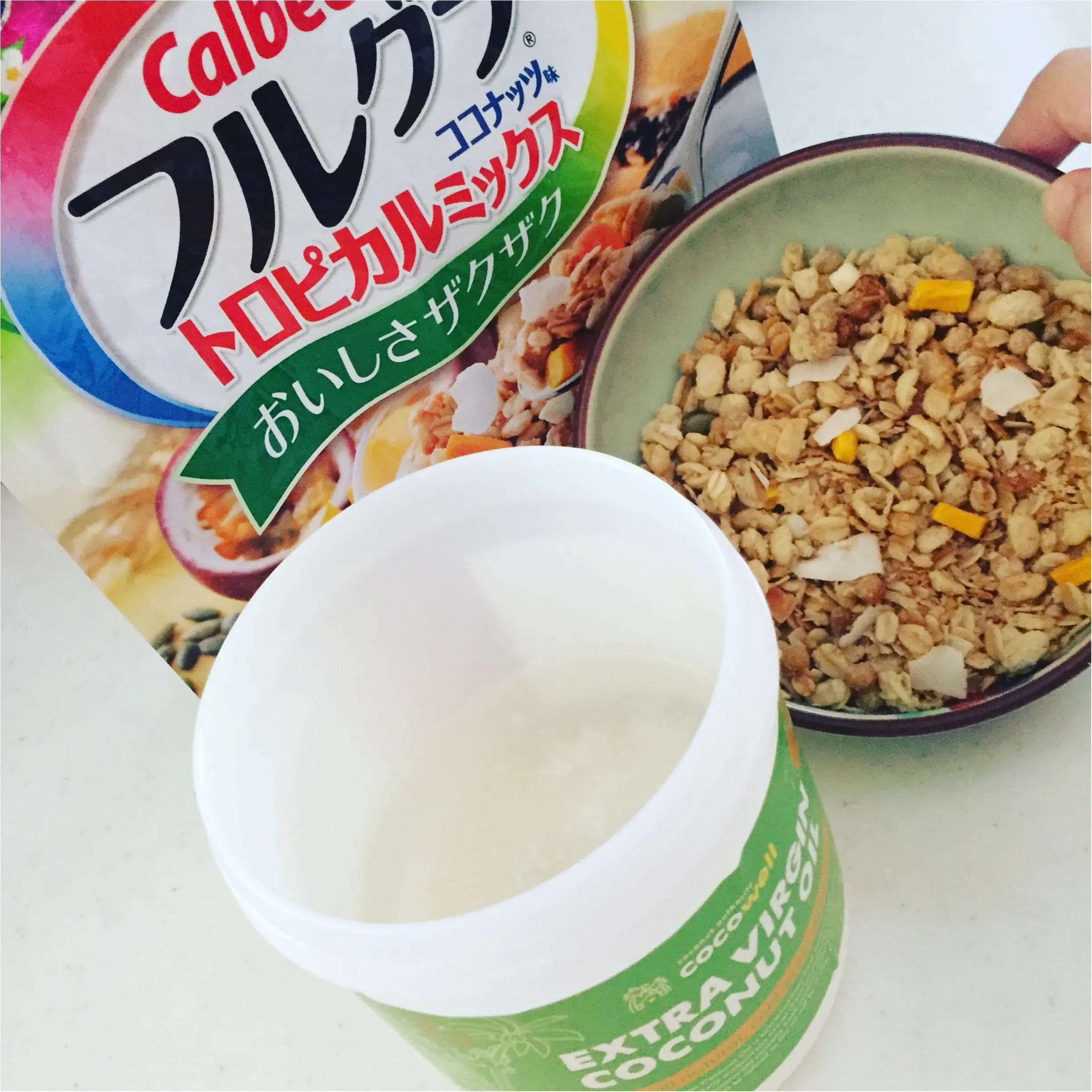 【Calbee/フルグラ】期間限定『ココナッツ味』登場!オススメの食べ方は〇〇をかけるコト♩≪samenyan≫_4