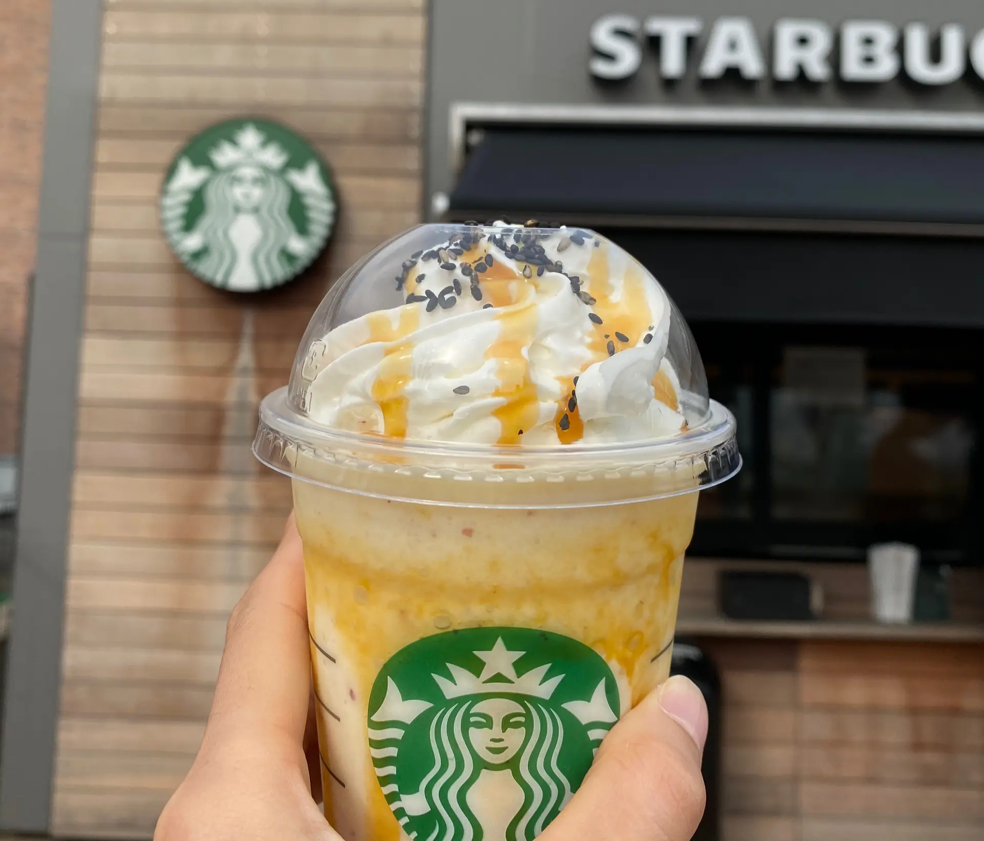 【STARBACKS】秋の新作!大学芋フラペチーノ飲んでみたレポ♡_1
