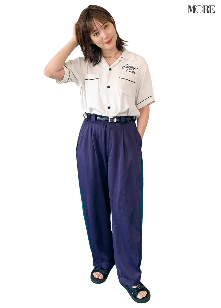 【佐藤栞里・本田翼・逢沢りな】モアモデルは普段何着てる? リアルお気に入りTシャツ&私服大公開!_4