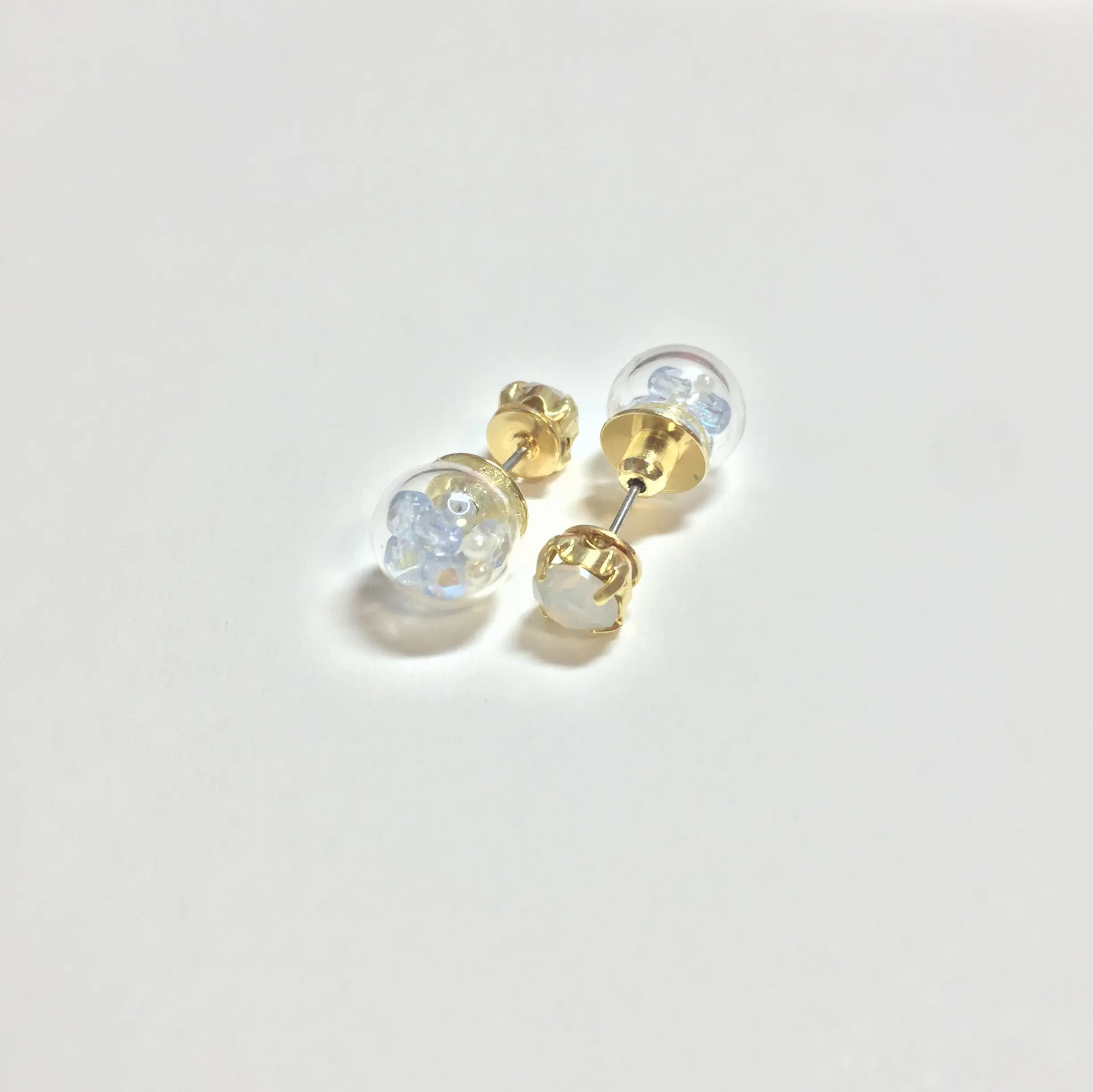 簡単ハンドメイド☺︎"可愛い"を閉じこめるだけ❤︎浴衣にもぴったりなガラスボールピアス_6