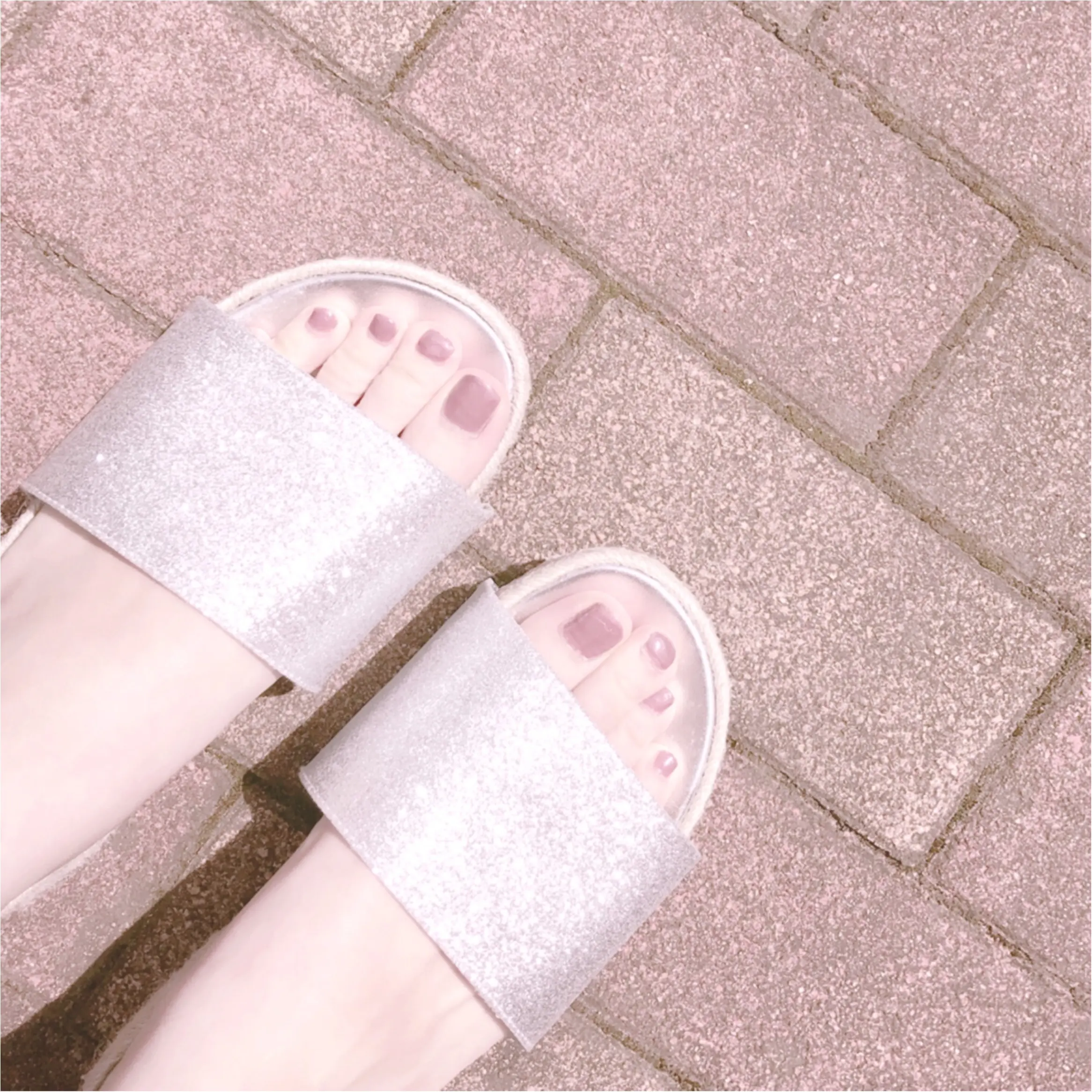 今年のトレンド【シルバーサンダル】GUは履きやすいしプチプラです!_3