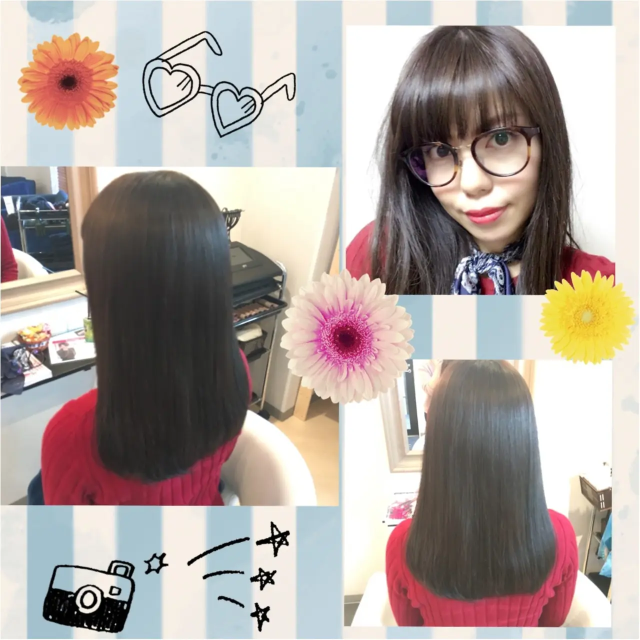 ブルージュカラーで春の女っぽ暗髪になろう!♡_1