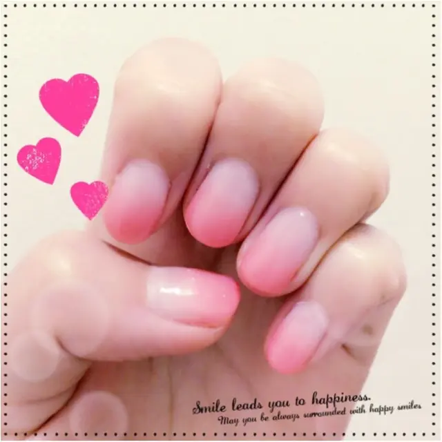 シンプルに可愛く…♡誰からも愛される指先へ(^^)♫_1