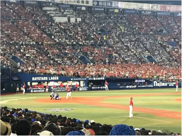 【スポーツ観戦コーデ】横浜スタジアムにて野球観戦してきました!★_2