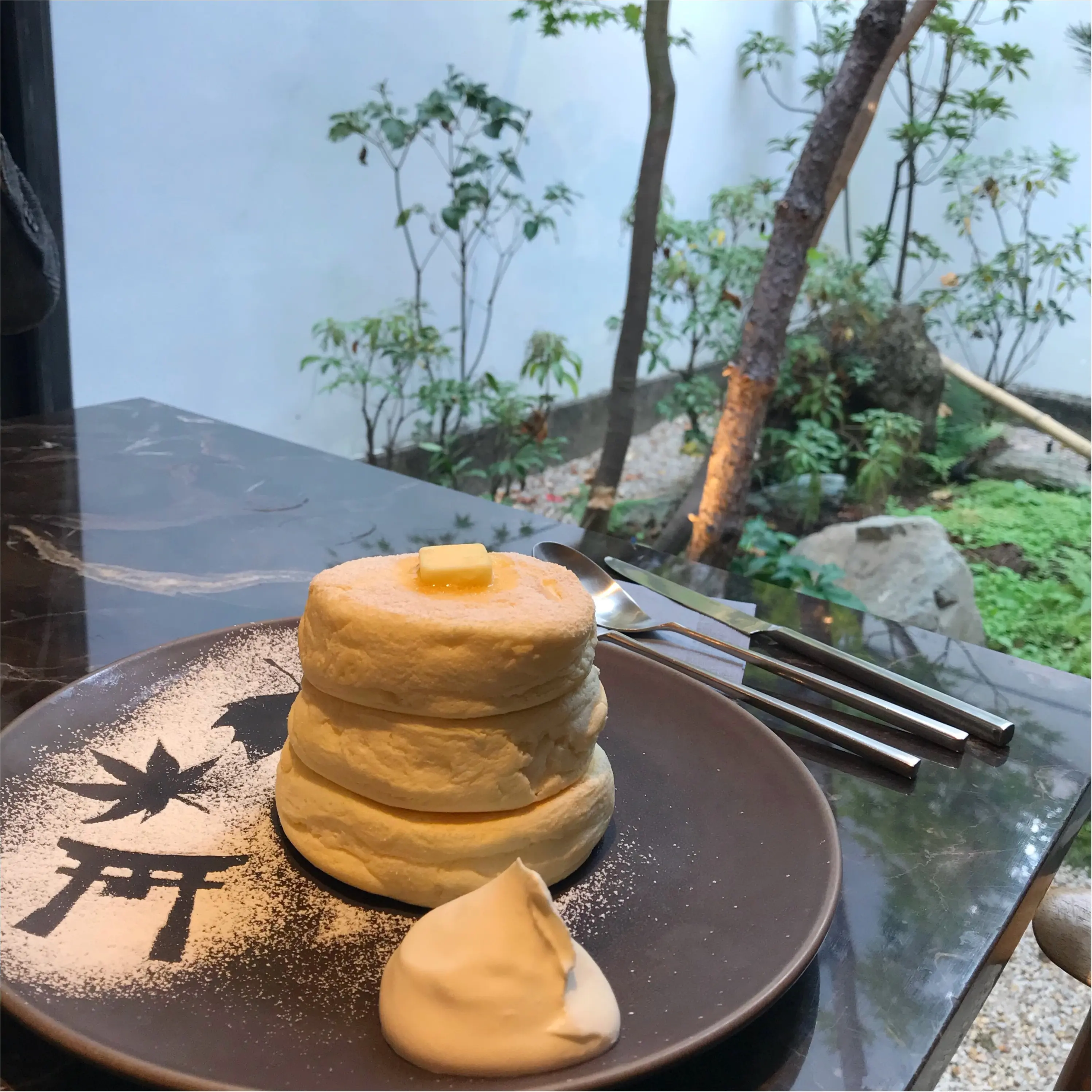 【京都】秋の風情を感じながらふわふわのパンケーキ❤︎_4