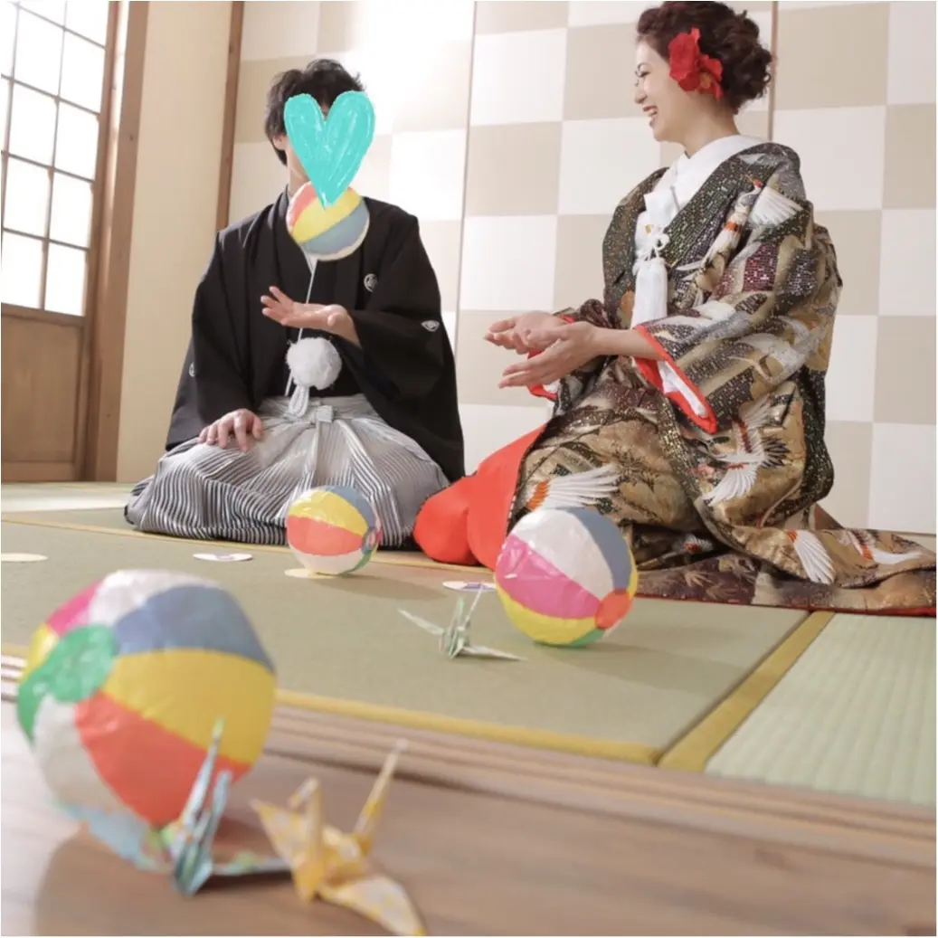 材料は全て100均!手作りグッズを使ってオリジナルの和装前撮りしてきましま♡_3