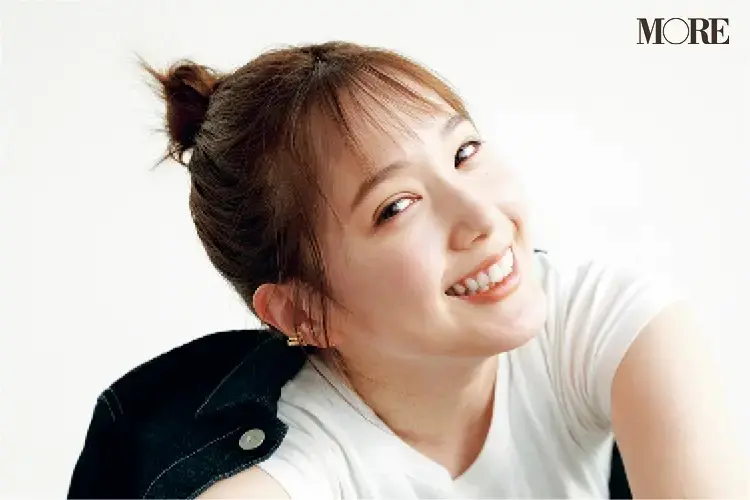 おだんごヘアの本田翼