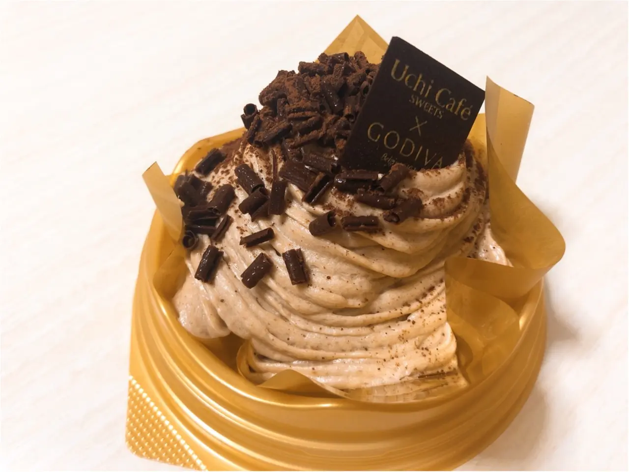 【ウチカフェ×GODIVAコラボスイーツ第8弾】ショコラモンブラン&ショコラケーキで秋先取り!!_2
