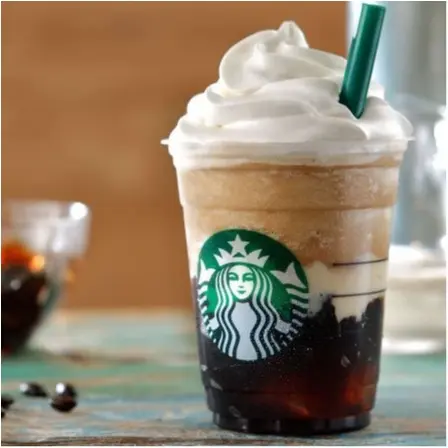 ♡【スタバ裏メニュー】話題の「わらび餅フラペチーノ」を飲んでみた!抹茶フラペ×コーヒージェリーでわらび餅に♡モアハピ◡̈のぞみ♡_2