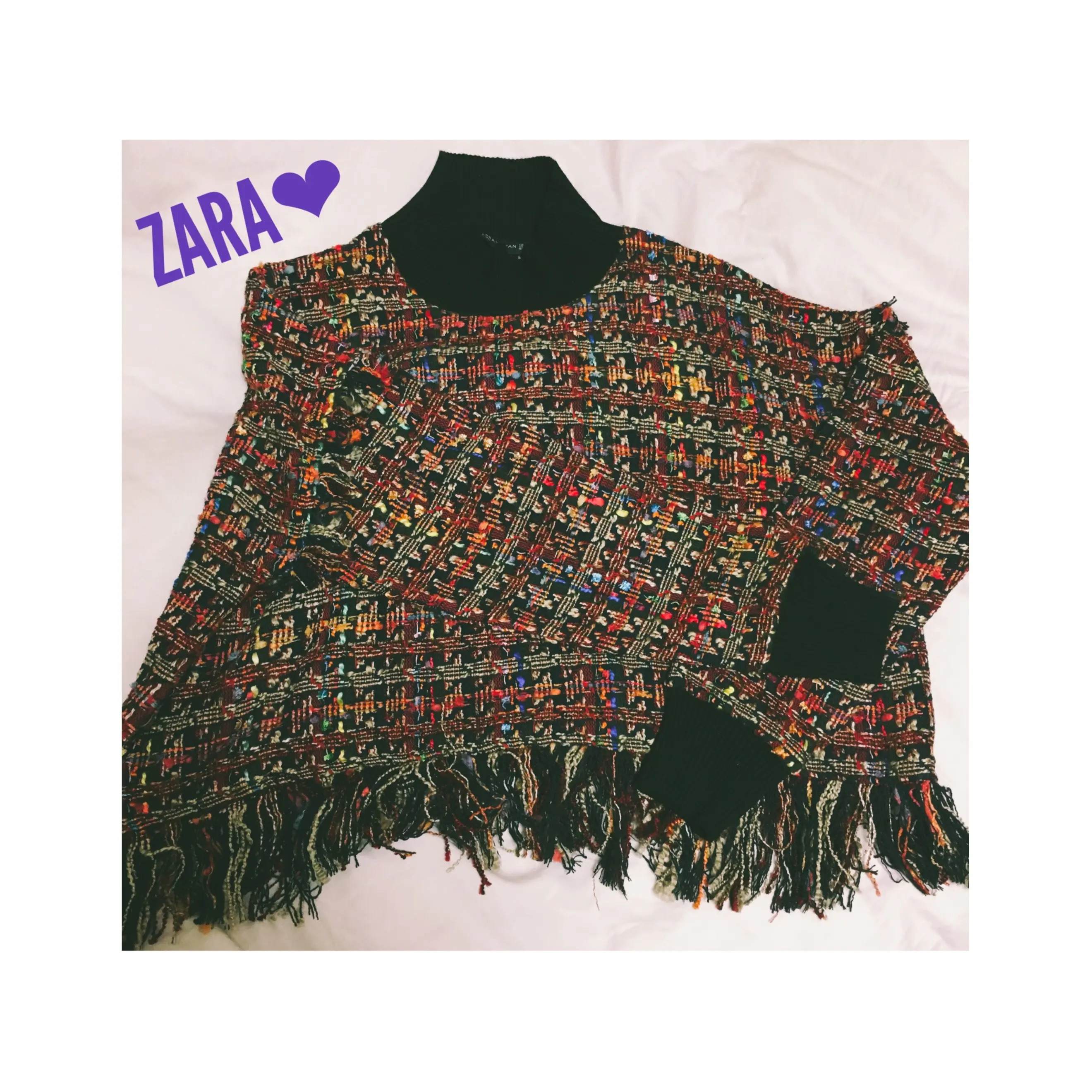 《今シーズン1着は持っておきたいトレンドitem★》【ZARA】でフリンジニットを買い足しました❤️_1