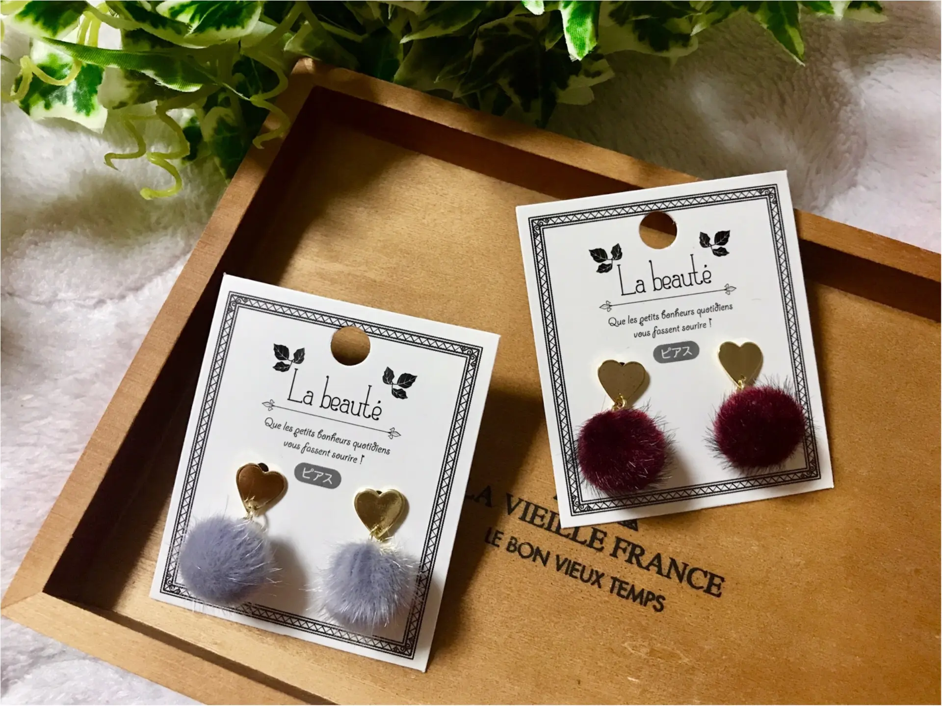 【キャンドゥ】えっ、これが100円!?超高見え《ファーピアス》が可愛すぎる♡♡_1