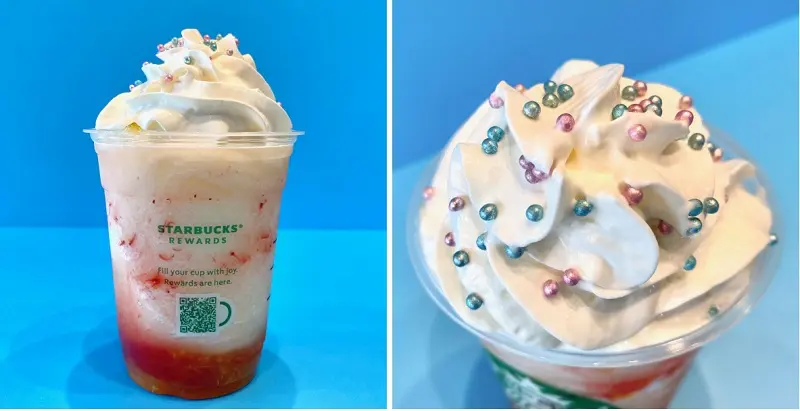 【スタバ新作】「47JIMOTO」埼玉県限定フラペチーノ「埼玉 多彩玉 ストロベリー & シトラス フラペチーノ」