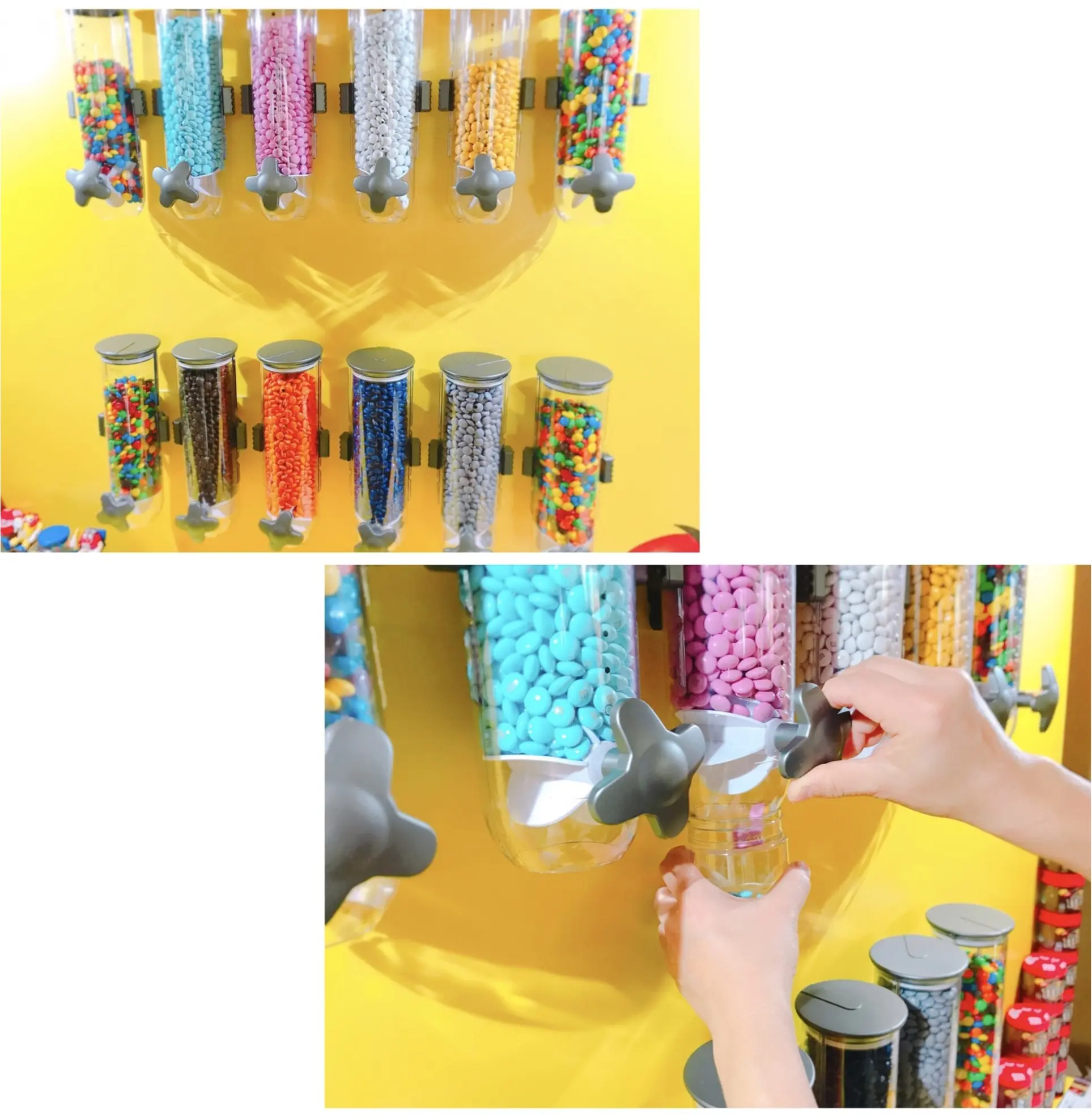 《期間限定》原宿にNY発カラフルパフェ登場✨日本初上陸のM&M’Sマイボトルチョコを作っちゃおう♪_6