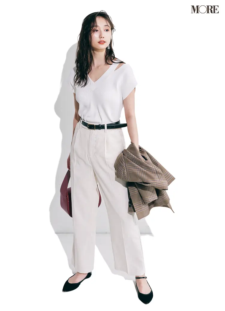 白って汚れる 膨張する は昔の話 コーデの90 白 の上手な着こなし法 ファッション コーディネート 代 Daily More