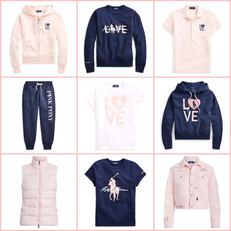 『ラルフ ローレン』のがん対策支援キャンペーン、「Together in Pink」スタート! 今年のTシャツはLOVE♡が目印_2