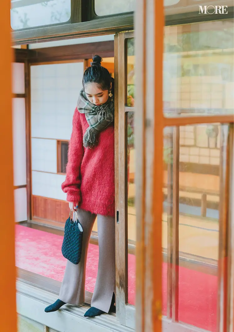 今買うべきニットは【ニットパンツ】! なんか寒めな日も、楽ちん&きれいなデートコーデもおまかせあれ♡_4