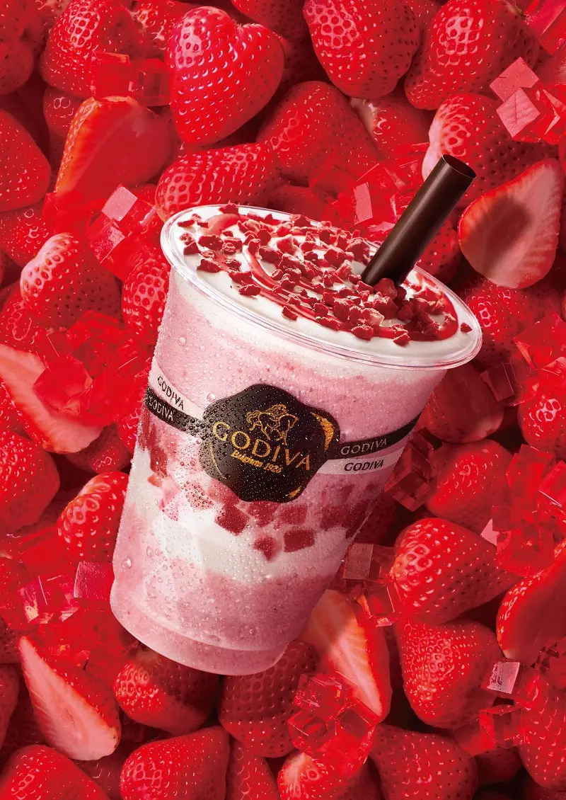 『ゴディバ』の新作はいちご♡ 「ショコリキサー ホワイトチョコレート ストロベリーデラックス」が飲みたい!_1