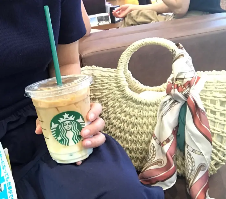 夏はやっぱりかごバッグ★スカーフアレンジが可愛い♡なんと2,700円でGETしました!_4