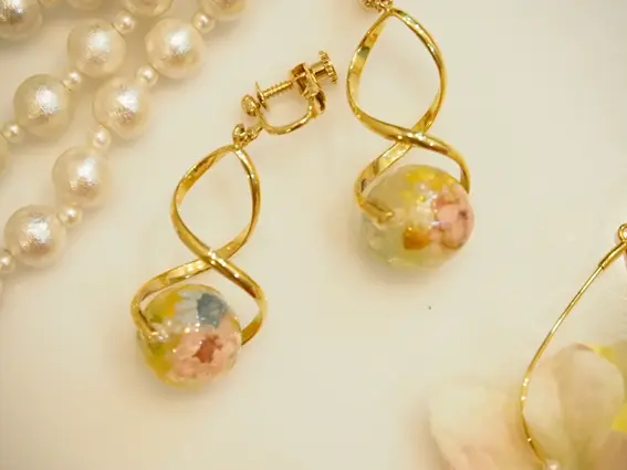 【夏アイテムは小物から取り入れよう!】handmade Earrings by RiCha_2