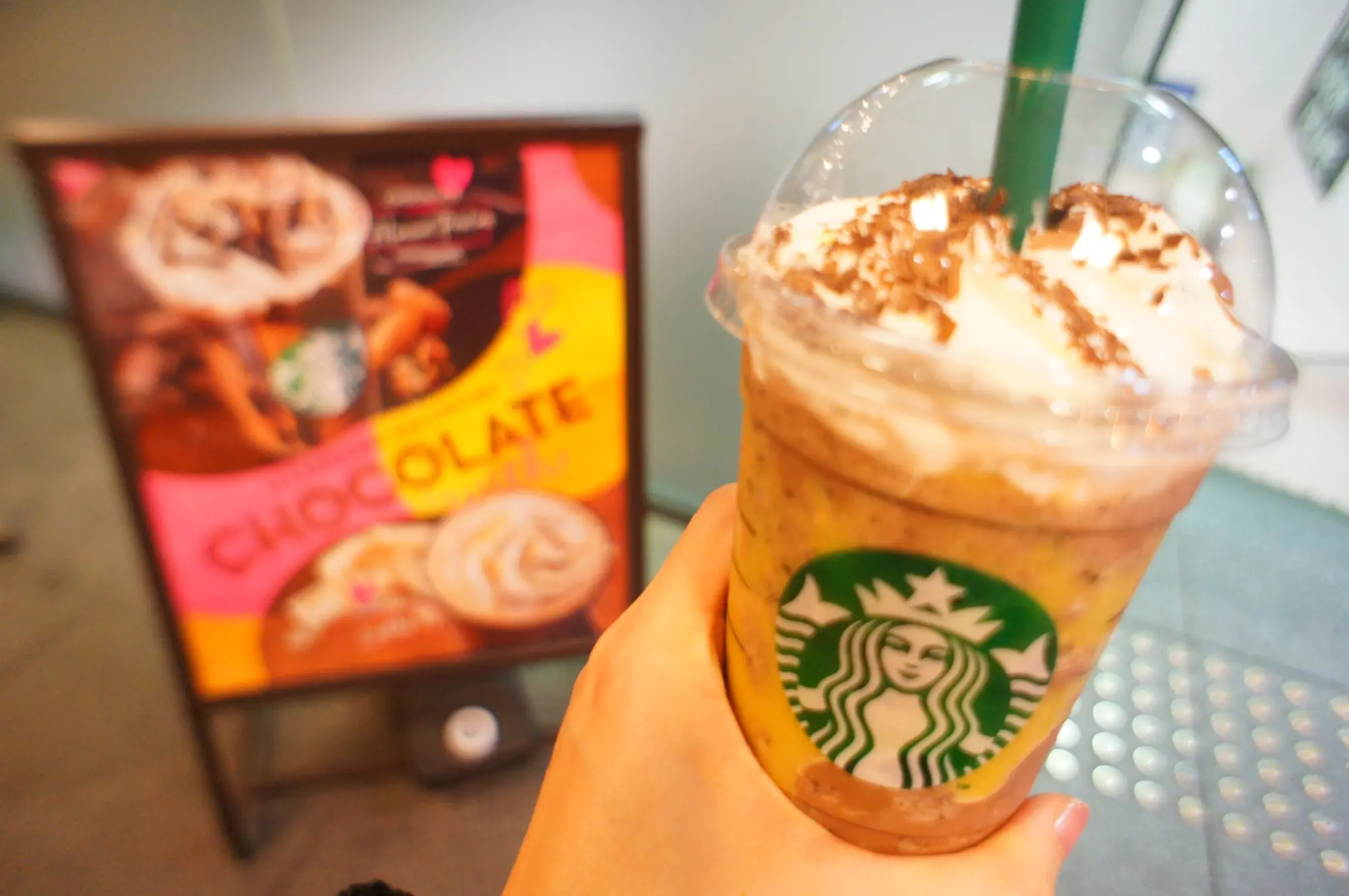 《本日1/17スタート❤️》バレンタイン新作!【スタバ】チョコレートwith○○フラペチーノ☻_2