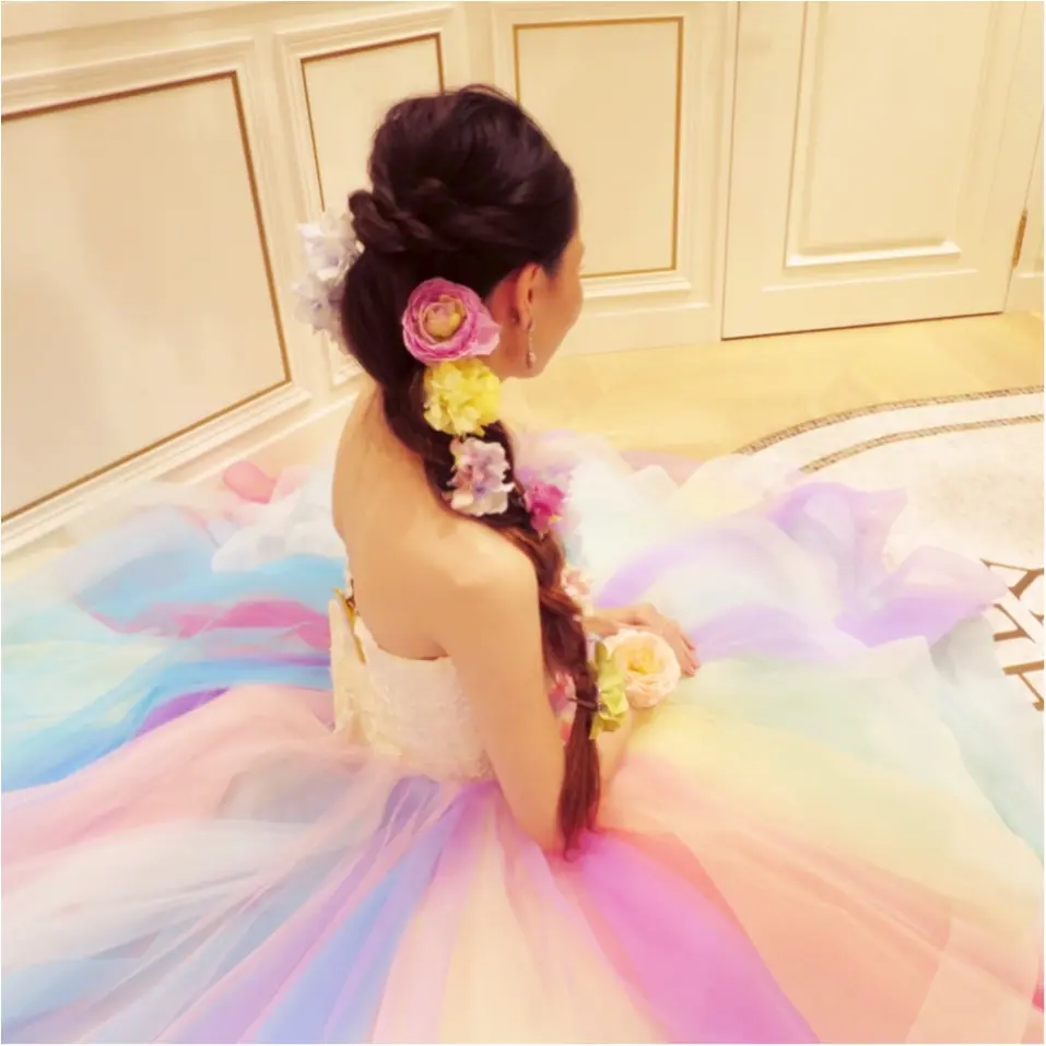 【Wedding】ウェディングドレス《 THE HANY(ザハニー) 》で人気No.1のレインボードレスがかわいすぎる♡_5