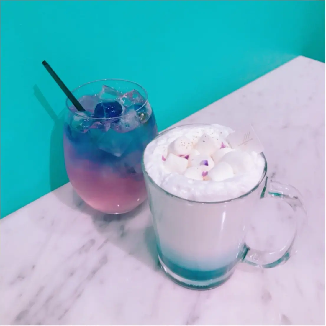 ★ブルー→パープルの変化系ドリンクがあるお店♡大好きな水色がたくさん!『CAMPANELLA CAFE』へ行ってきました★_5