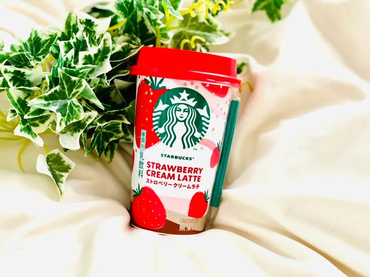 【コンビニスタバ】本日発売★春にぴったりのスイーツラテ《ストロベリークリームラテ》が美味♡_1