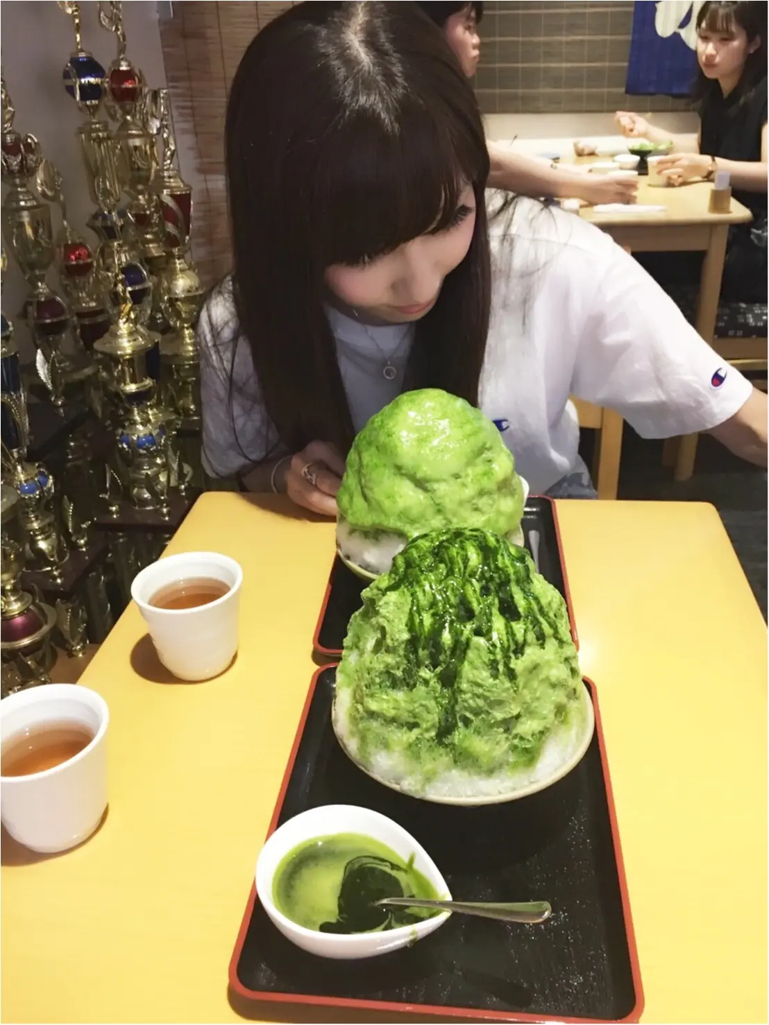 ♡クチコミ人気No.1かき氷店【しもきた茶苑大山の抹茶かき氷】遂に食べてきた♡モアハピ◡̈のぞみ♡_10