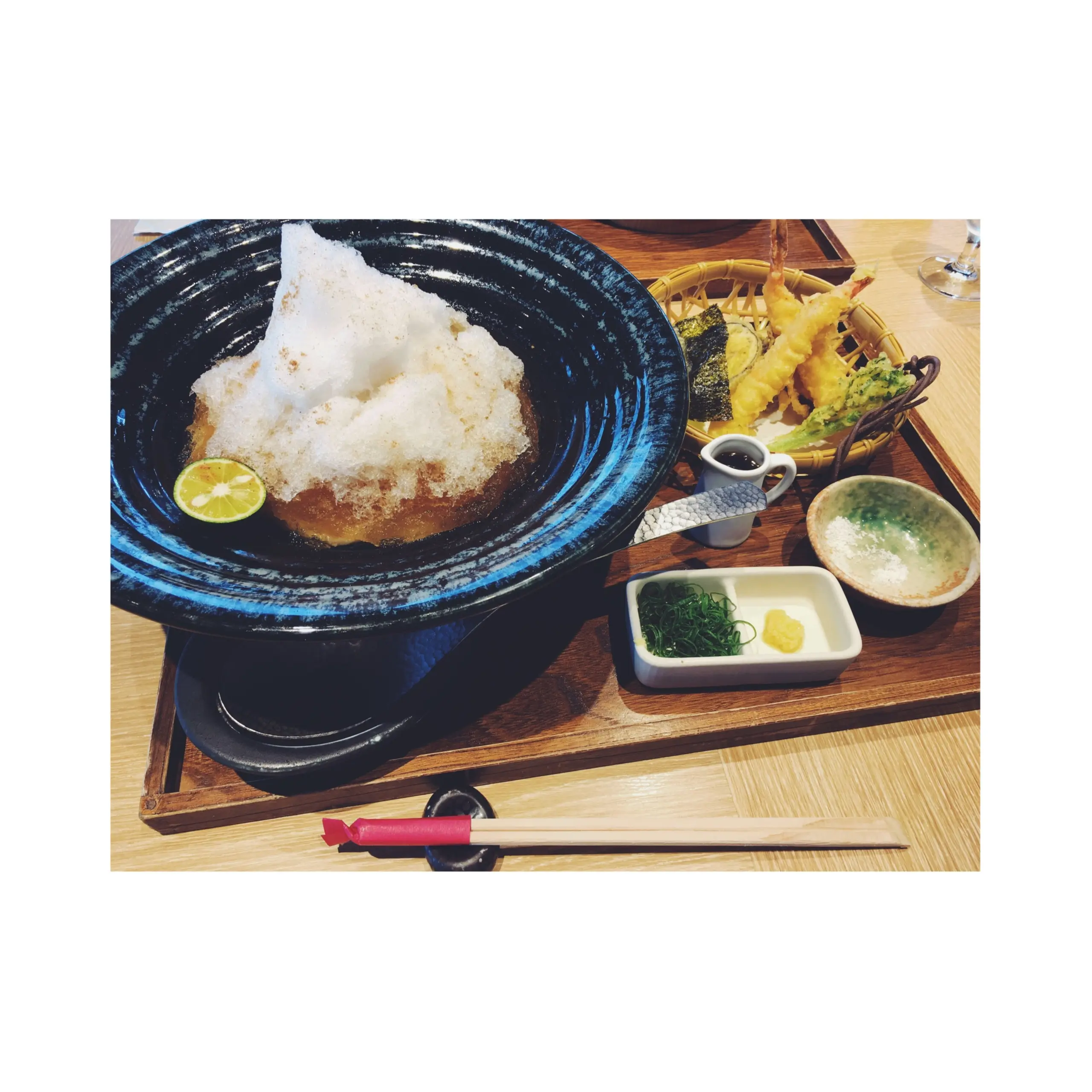 《つるとんたんの夏メニュー♡》まるでかき氷⁈【氷冷だしのおうどん❤️】_1